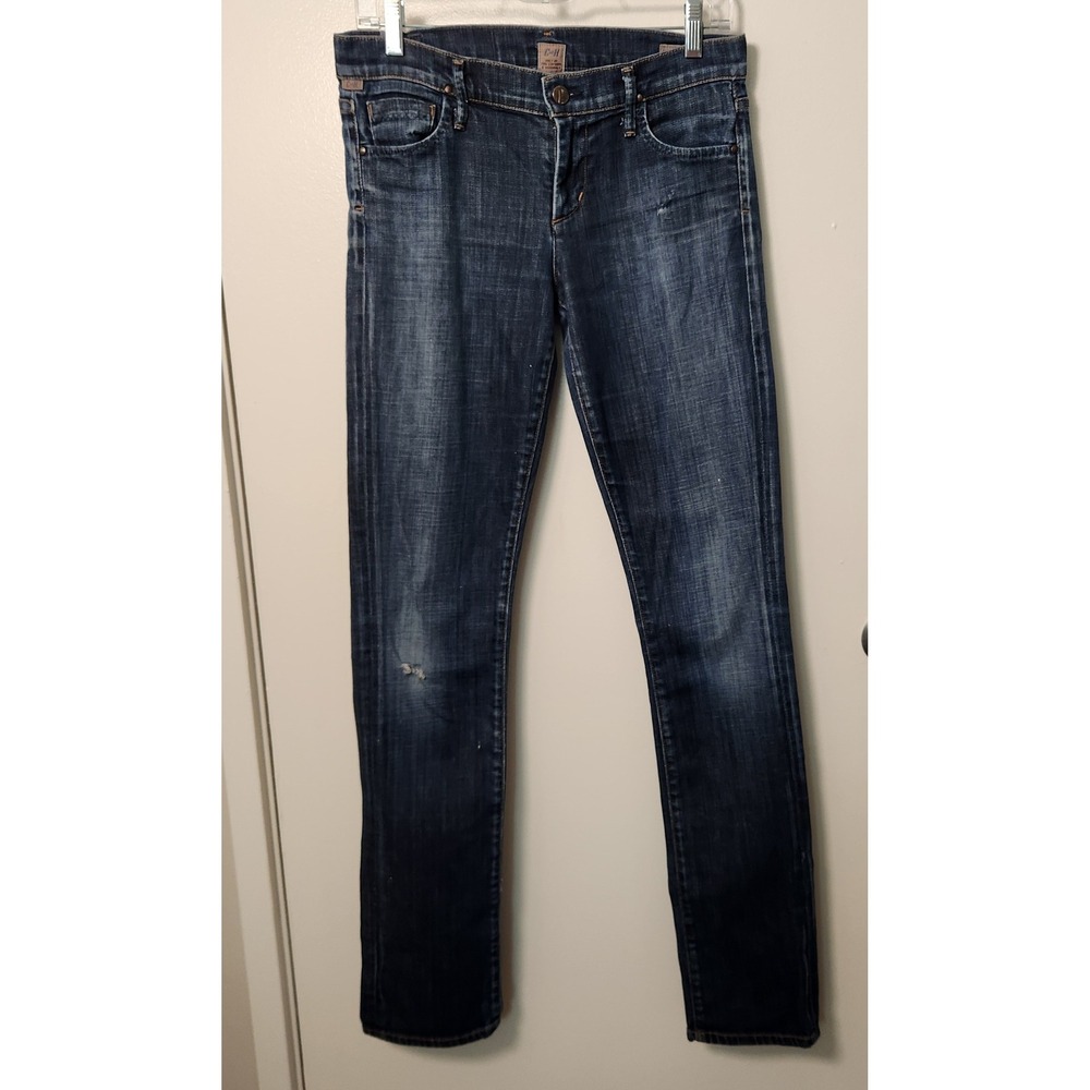 Vtg Citizens of Humanity Ava Low Rise Straight Leg Sz 27x33 Denim Jeans Women's